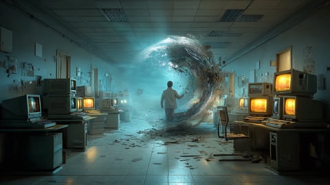 Imagen de un hospital abandonado