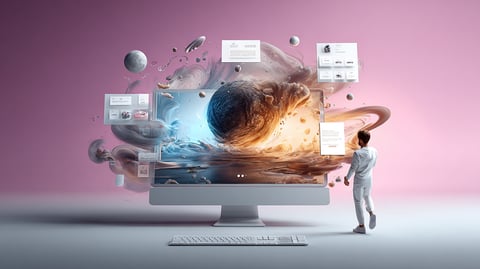 Un servidor apagado junto a una web que carga a toda velocidad